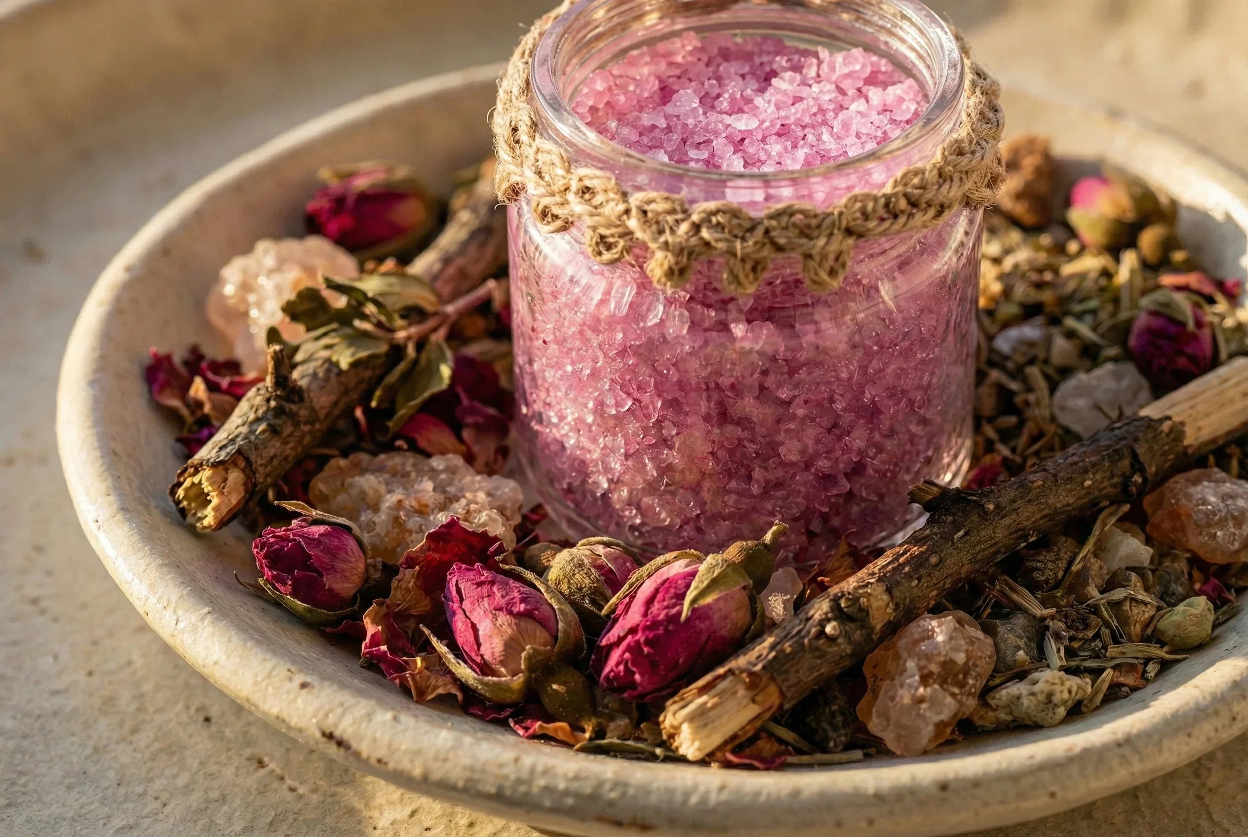 Sel Bain spirituel huile essentielle Rose Poudrée - Purification - Essences Agape 78759069