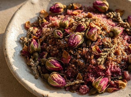 Sel Bain spirituel huile essentielle Rose epsom - Amour intérieure - Essences Agape 80738080