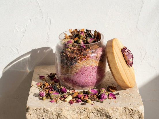 Sel Bain spirituel huile essentielle Rose epsom - Amour intérieure - Essences Agape 27359313