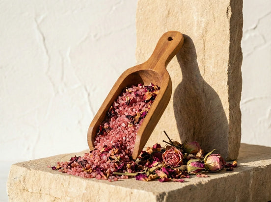 Sel Bain spirituel huile essentielle Rose epsom - Amour intérieure - Essences Agape 35981171