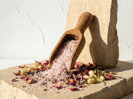 Sel Bain spirituel huile essentielle Trio Floral - Harmonie de l'esprit - Essences Agape 37688115