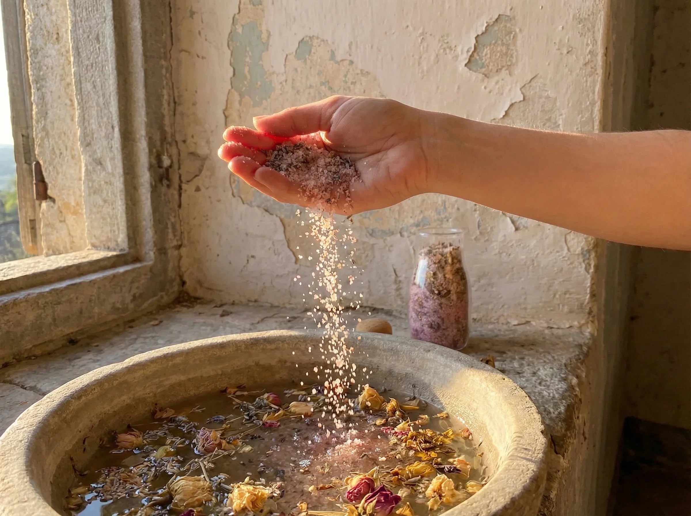 Sel Bain spirituel huile essentielle Trio Floral - Harmonie de l'esprit - Essences Agape 60019669