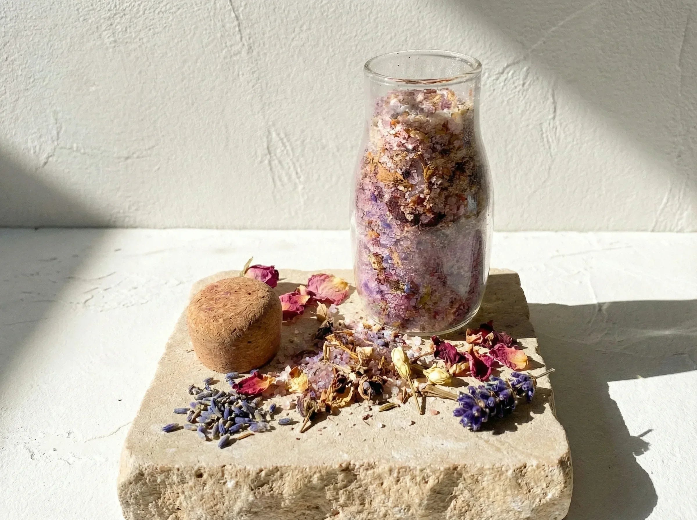 Sel Bain spirituel huile essentielle Trio Floral - Harmonie de l'esprit - Essences Agape 10589440