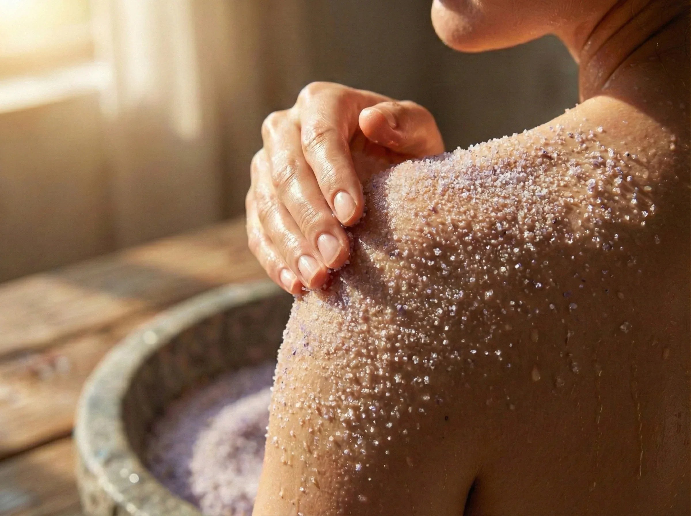 Sel de bain aromathérapie Lavande epsom - Sérénité Ancestrale Pure - Essences Agape 91511574