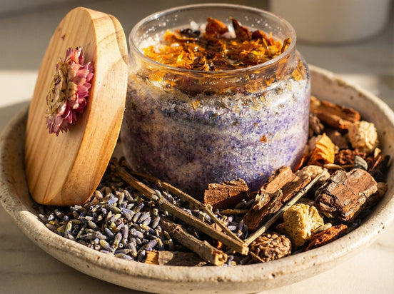 Sel de bain aromathérapie Lavande epsom - Sérénité Ancestrale Pure - Essences Agape 66441936