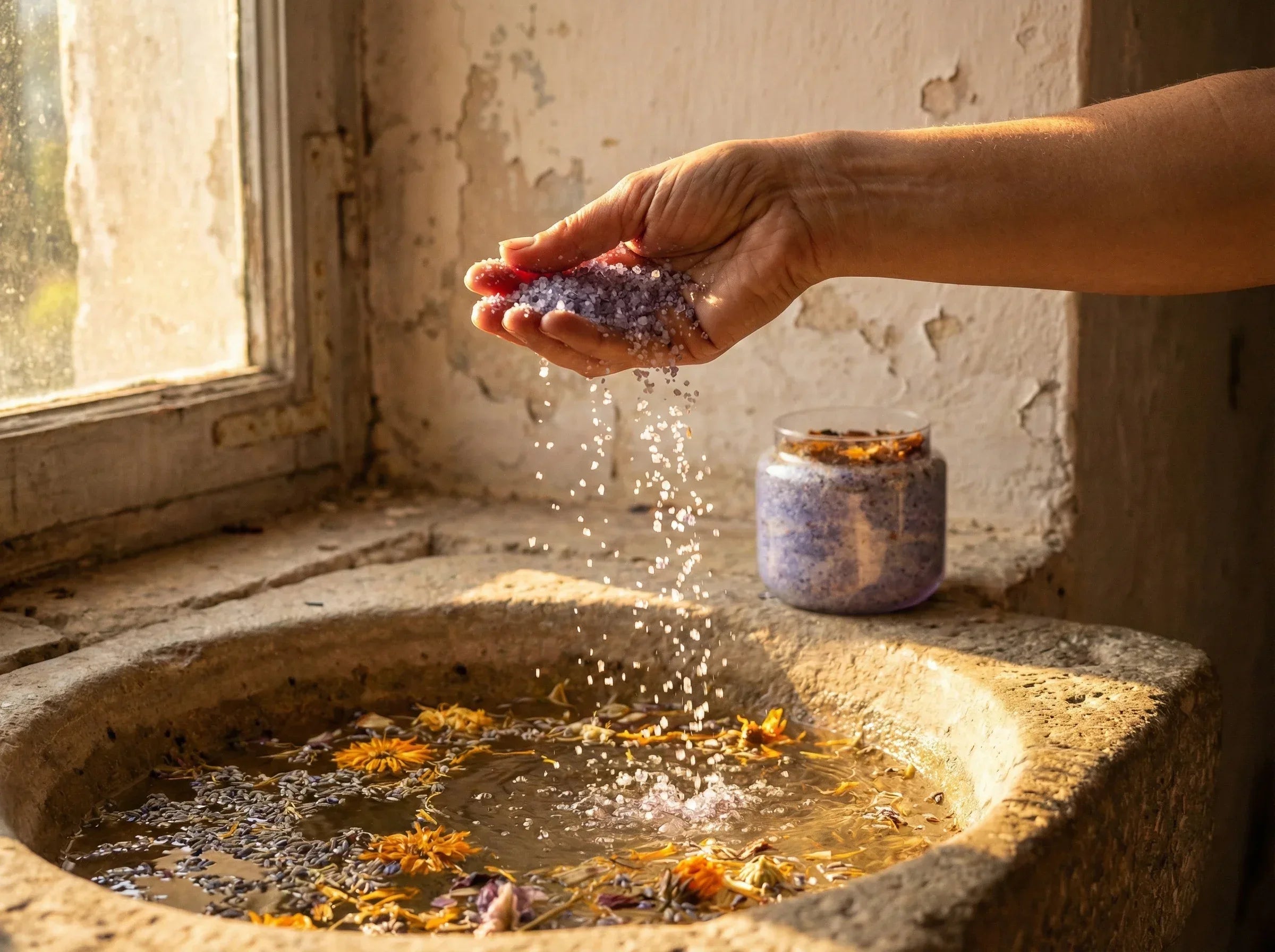 Sel de bain aromathérapie Lavande epsom - Sérénité Ancestrale Pure - Essences Agape 46243777