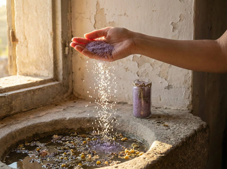 Sel de bain aromathérapie Lavande revigorante - Détente Absolue - Essences Agape 77941303