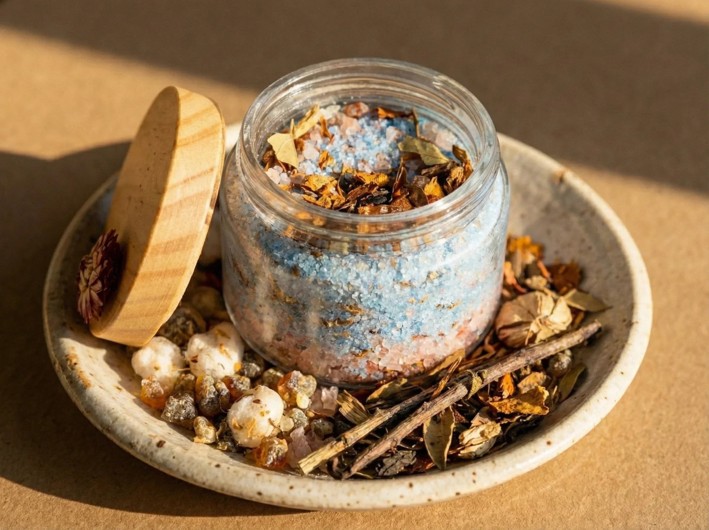 Sel de bain aromathérapie Musc Coton - Douceur Céleste et Soin - Essences Agape 94810674