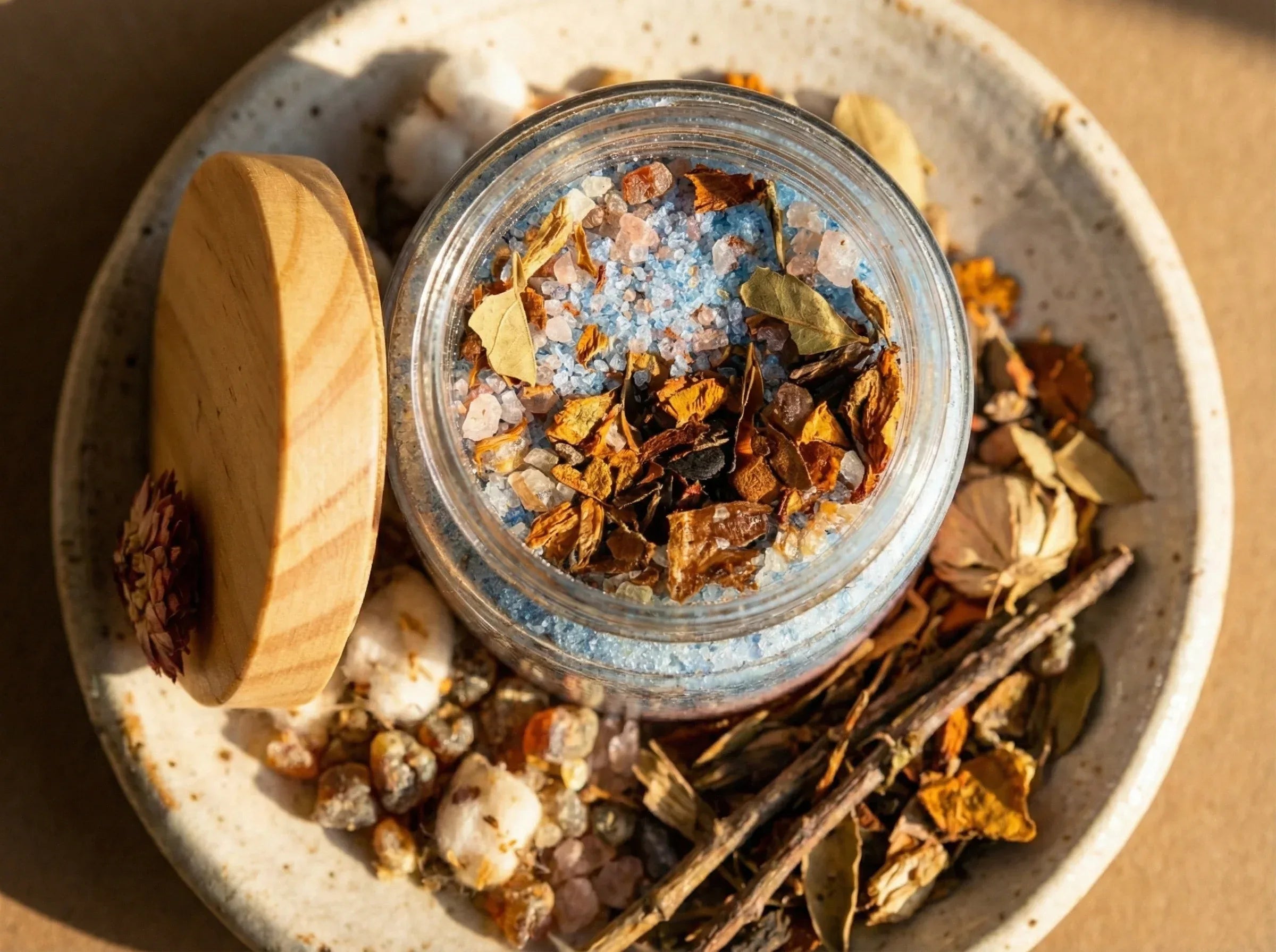 Sel de bain aromathérapie Musc Coton - Douceur Céleste et Soin - Essences Agape 12190608