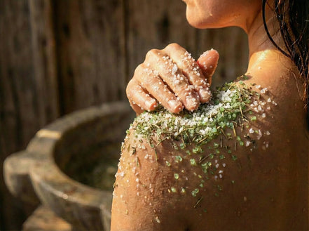 Sel de bain aromathérapie Romarin epsom - Ancrage Végétal Fort - Essences Agape 77511558