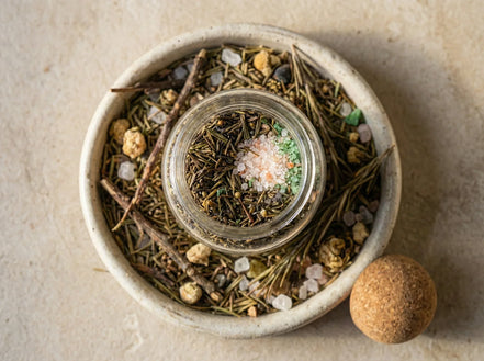 Sel de bain aromathérapie Romarin epsom - Ancrage Végétal Fort - Essences Agape 36491832