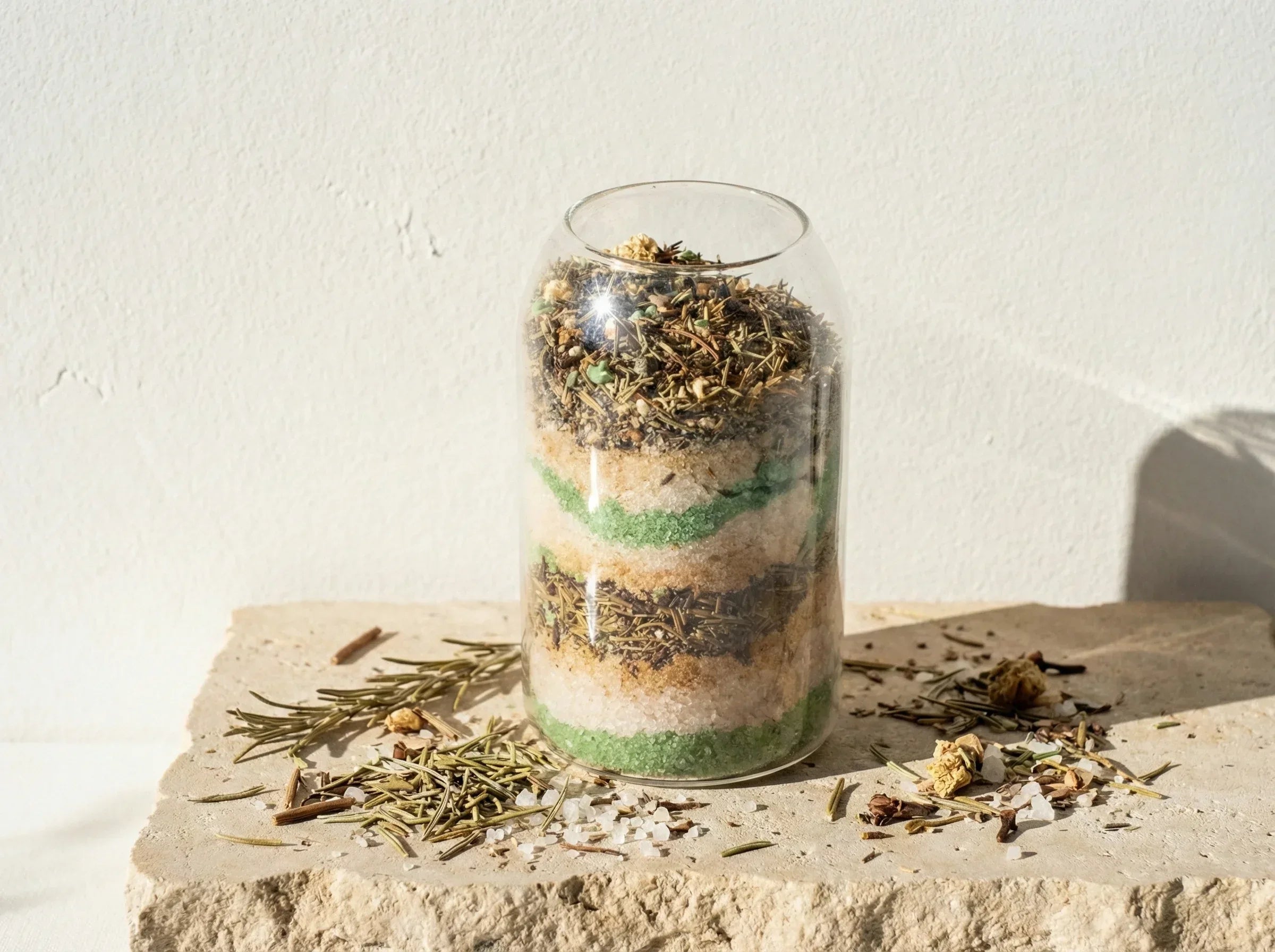 Sel de bain aromathérapie Romarin epsom - Ancrage Végétal Fort - Essences Agape 12732984