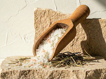 Sel de bain aromathérapie Romarin epsom - Ancrage Végétal Fort - Essences Agape 86176745