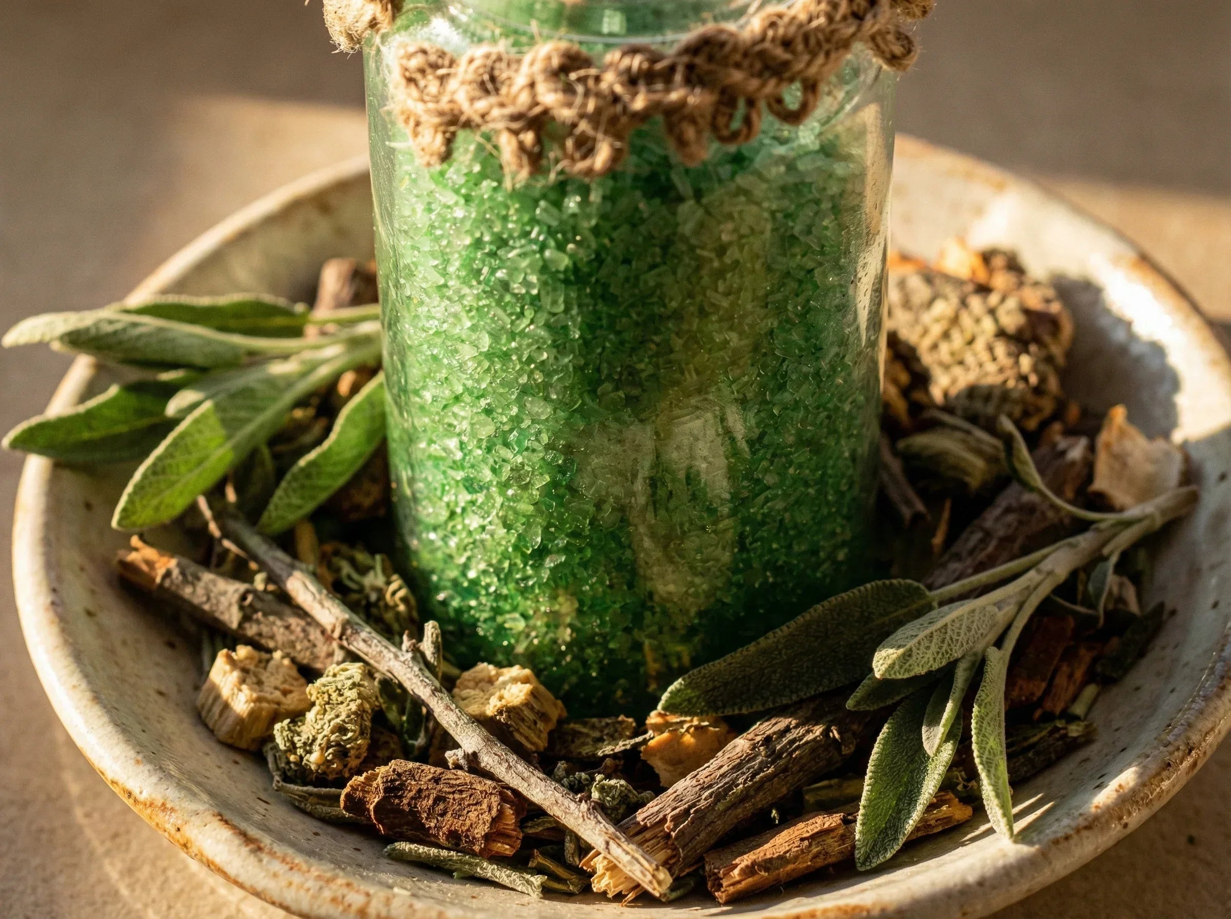 Sel de bain aromathérapie Sauge - Purification Profonde et Zen - Essences Agape 4136320