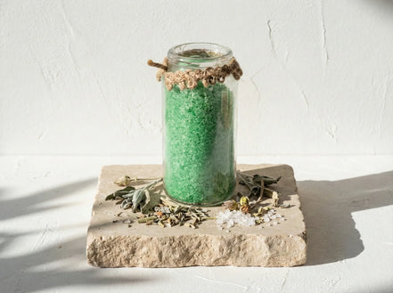 Sel de bain aromathérapie Sauge - Purification Profonde et Zen - Essences Agape 61849718