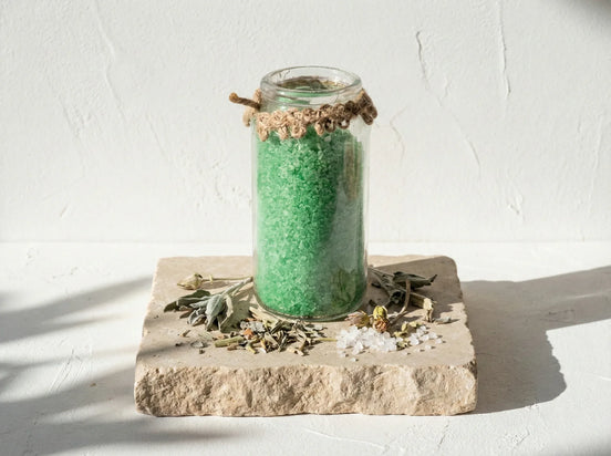 Sel de bain aromathérapie Sauge - Purification Profonde et Zen - Essences Agape 61849718