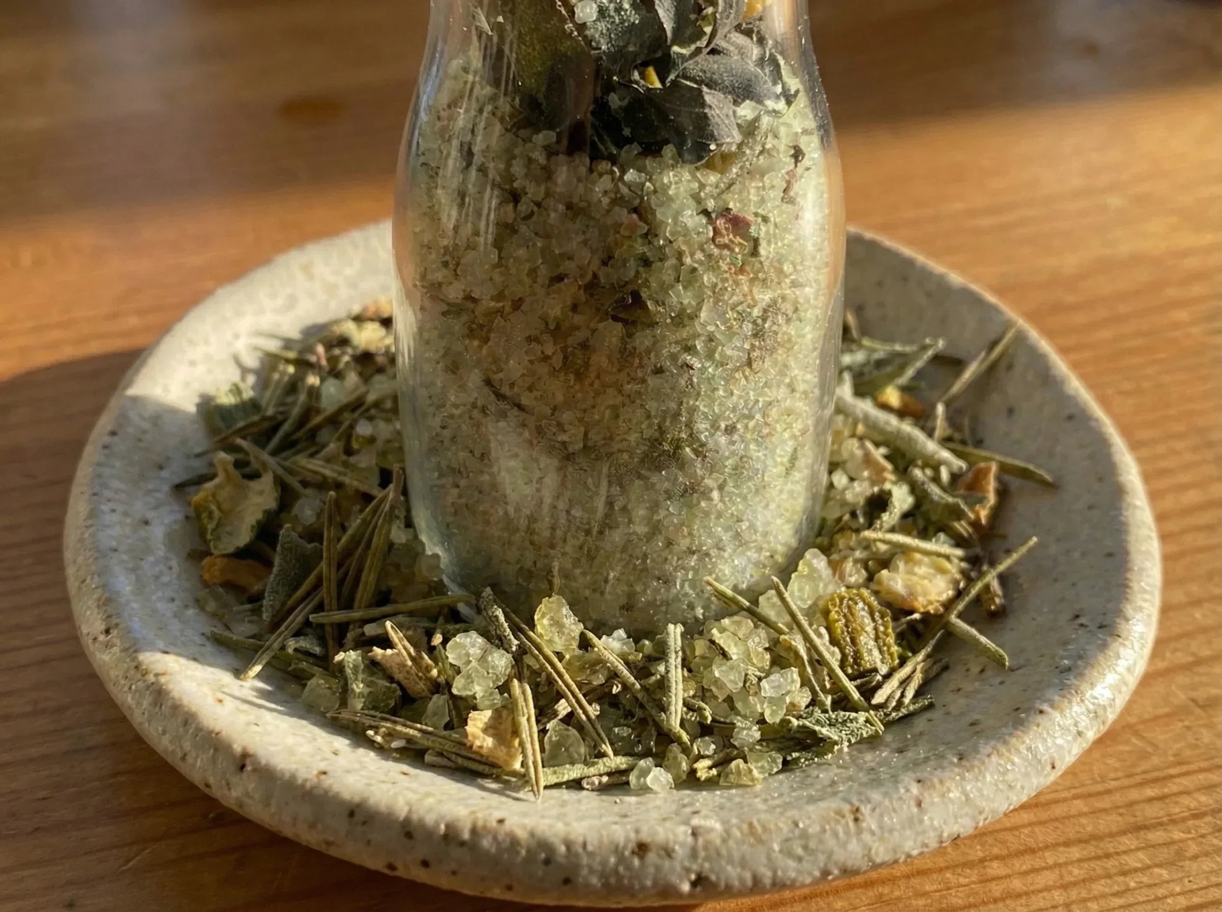 Sel de bain aromathérapie Sauge Romarin - Souffle Pur et Frais - Essences Agape 63451770