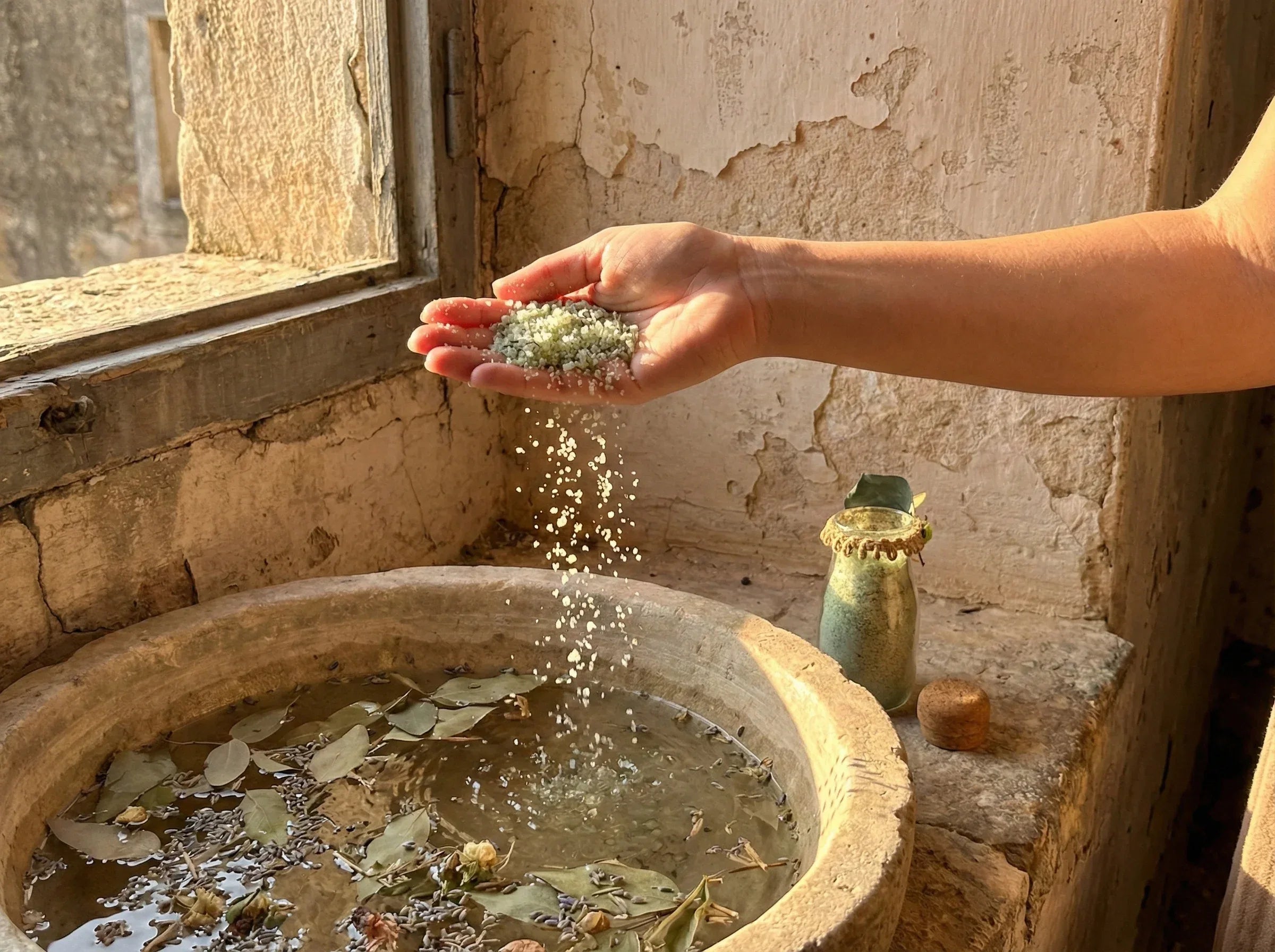 Sel de bain aromathérapie Sauge Romarin - Souffle Pur et Frais - Essences Agape 63202400