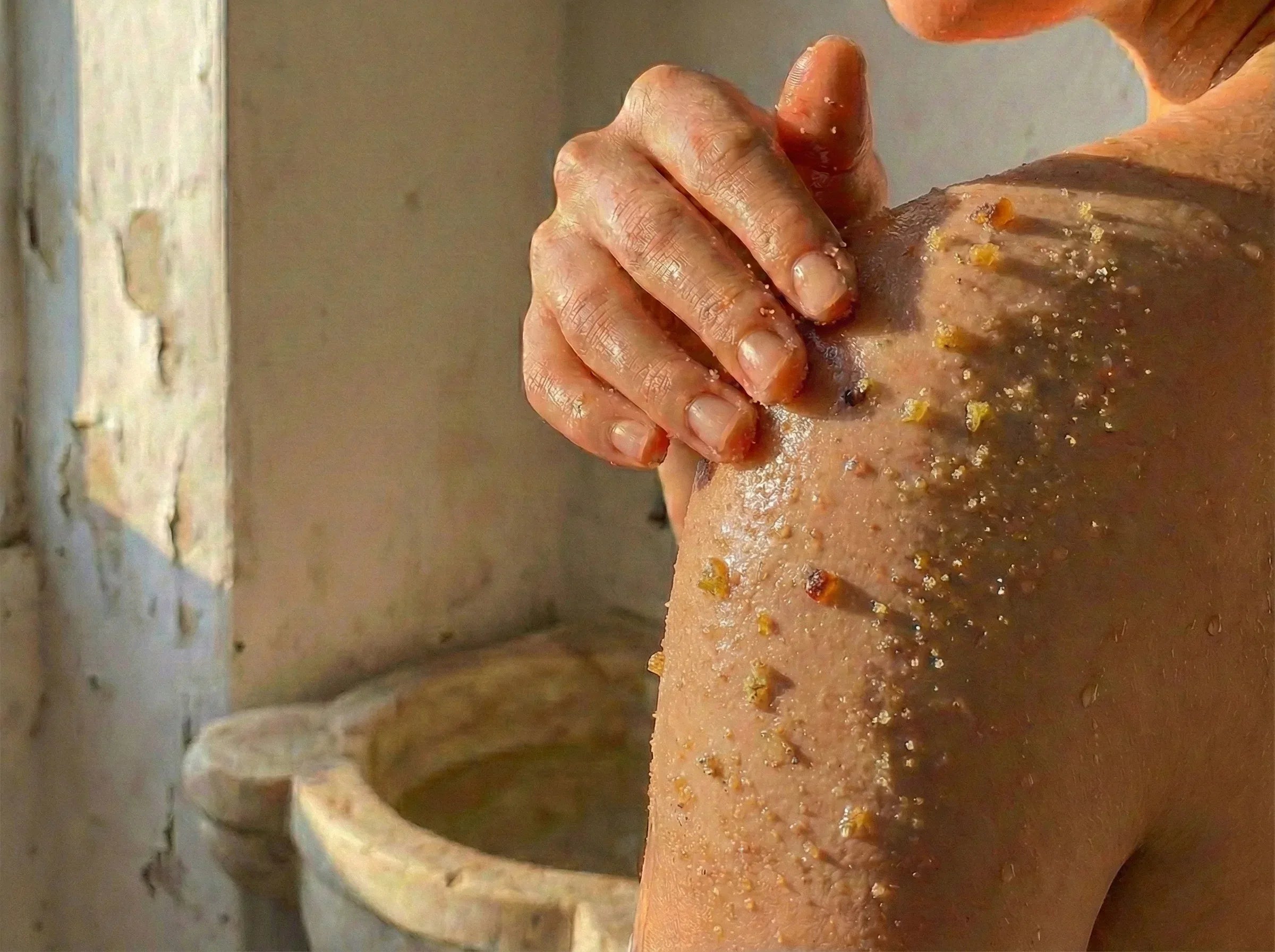 Sel de bain mer epsom Citron Musc - Fraîcheur Céleste et Éclat - Essences Agape 3099340