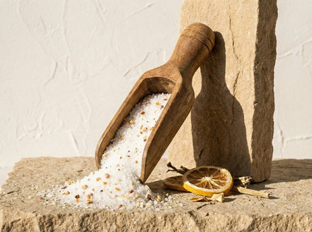 Sel de bain mer epsom Citron - Éclat Solaire Intense et Vitalité - Essences Agape 2270018