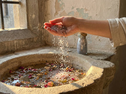 Sel de bain mer epsom Musc Coton - Cocon de Douceur et Apaisement - Essences Agape 84471594