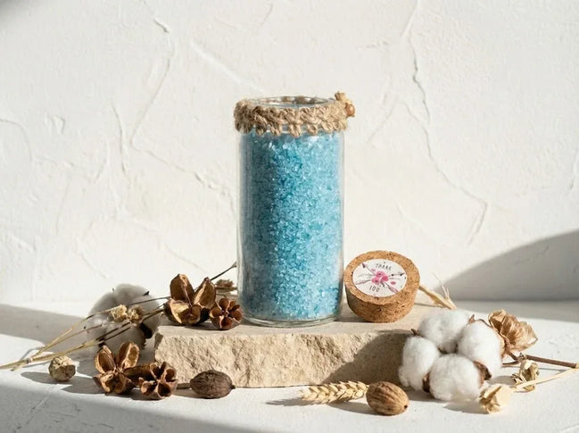 Sel de bain mer epsom Musc Coton - Nuage de Douceur et Harmonie - Essences Agape 81646577