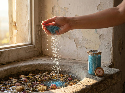 Sel de bain mer epsom Musc Coton - Nuage de Douceur et Harmonie - Essences Agape 96701936