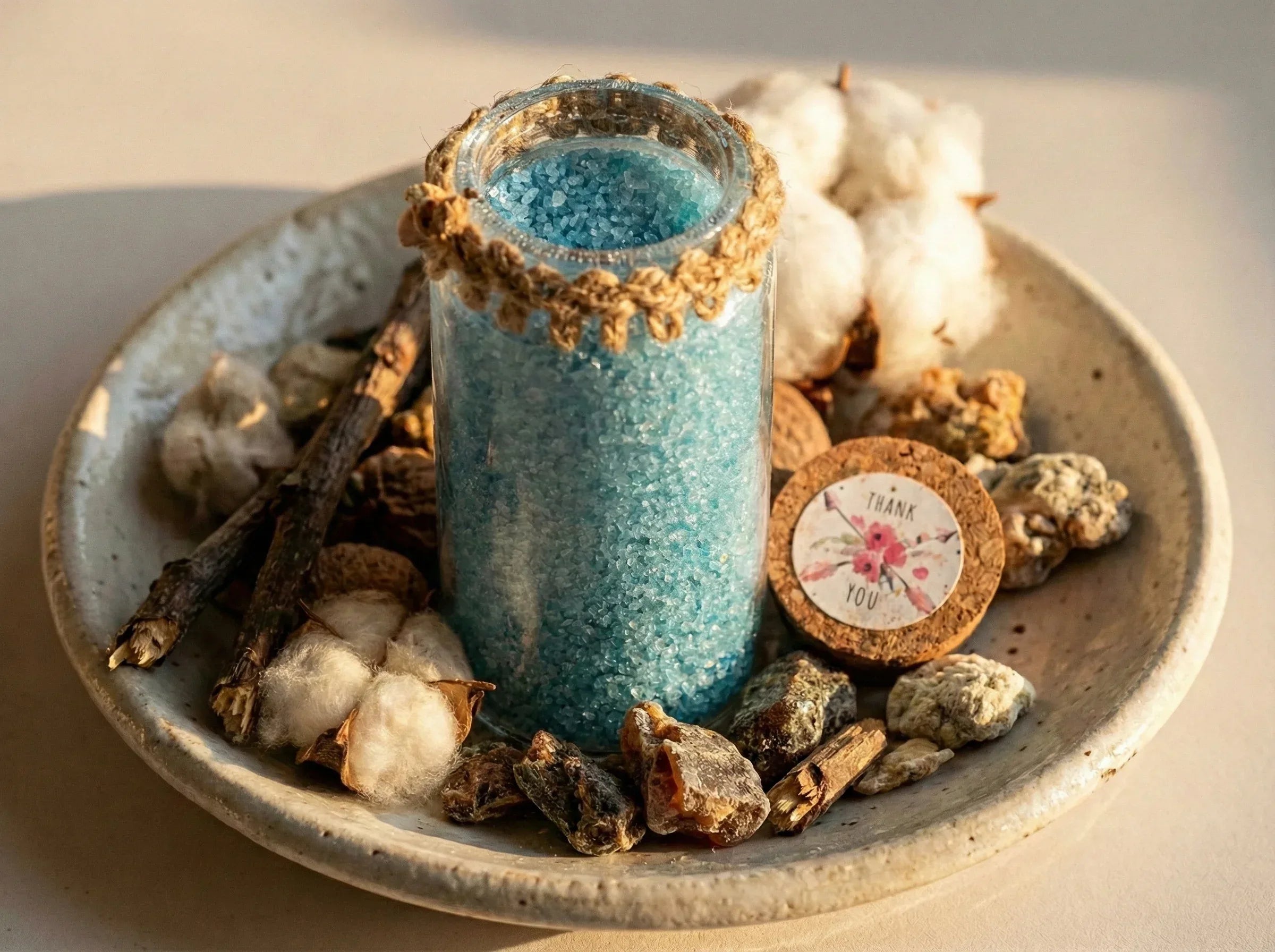 Sel de bain mer epsom Musc Coton - Nuage de Douceur et Harmonie - Essences Agape 20419841