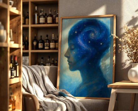 Spiritualité décoration, cadeau unique mentale, peinture française art - Essences Agape 94239626