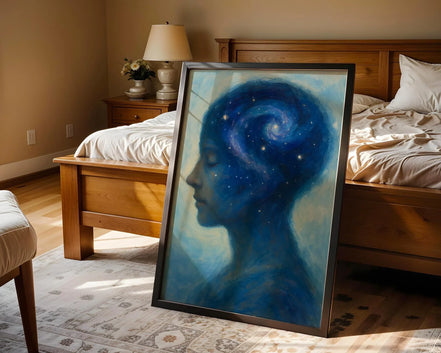 Spiritualité décoration, cadeau unique mentale, peinture française art - Essences Agape 80287044