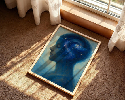 Spiritualité décoration, cadeau unique mentale, peinture française art - Essences Agape 83992018