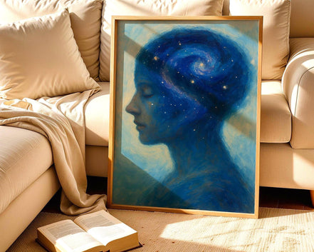 Spiritualité décoration, cadeau unique mentale, peinture française art - Essences Agape 68244110