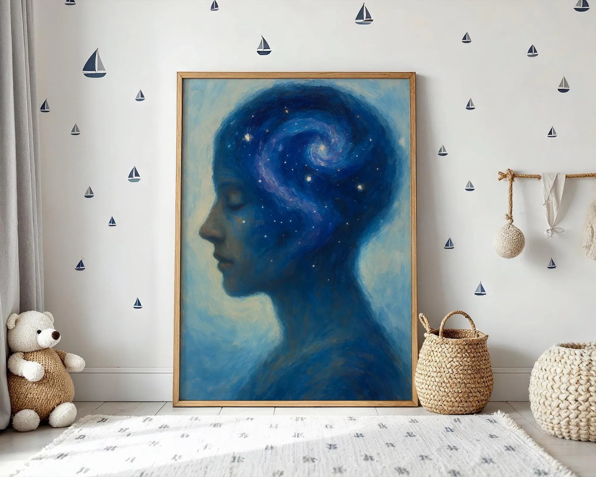 Spiritualité décoration, cadeau unique mentale, peinture française art - Essences Agape 54071695