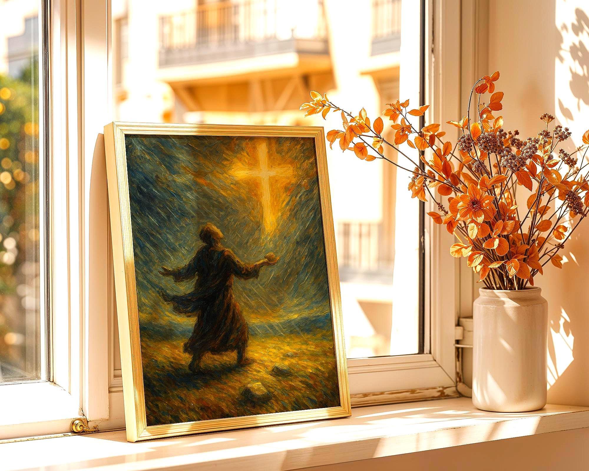 Spiritualité décoration chrétien croix, peinture art, spiritualité - Essences Agape 24947256