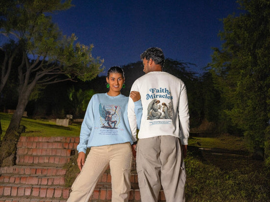 Sweatshirt art, confiance soi, prière divin, pull motivation, dieu - Essences Agape 54050861