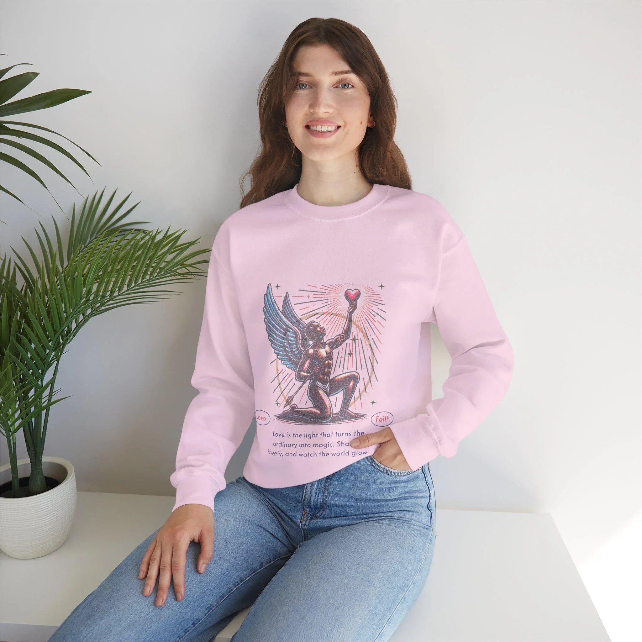 Sweatshirt art, confiance soi, prière divin, pull motivation, dieu - Essences Agape 77578178