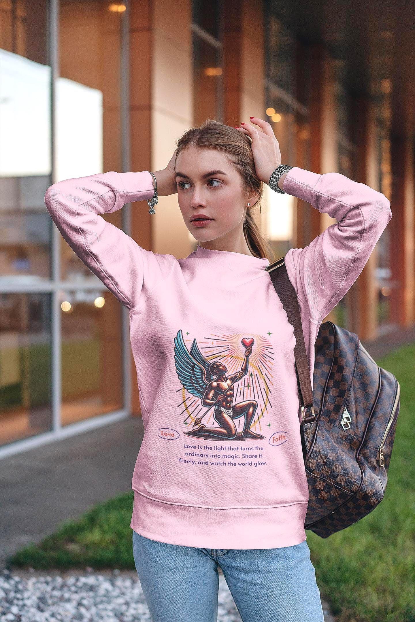 Sweatshirt art, confiance soi, prière divin, pull motivation, dieu - Essences Agape 69347230