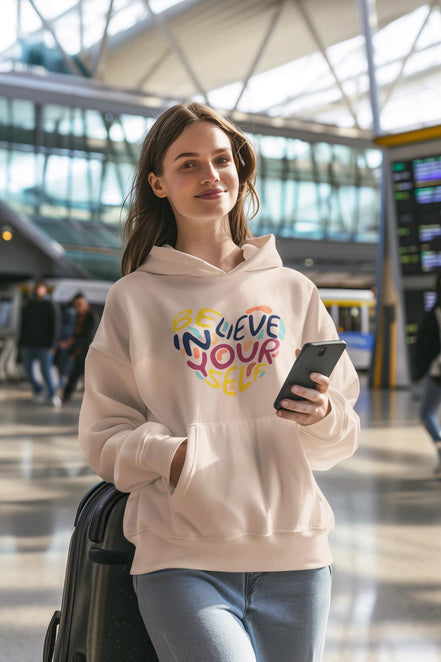 Sweatshirt art croire en soi, confiance en soi, pull motivation, amour - Essences Agape 92060579