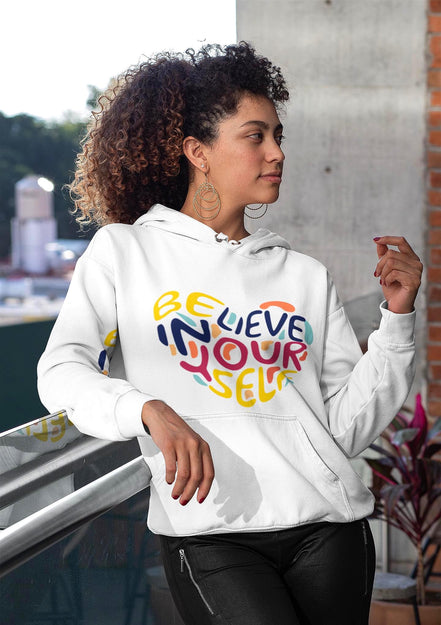 Sweatshirt art croire en soi, confiance en soi, pull motivation, amour - Essences Agape 74615612