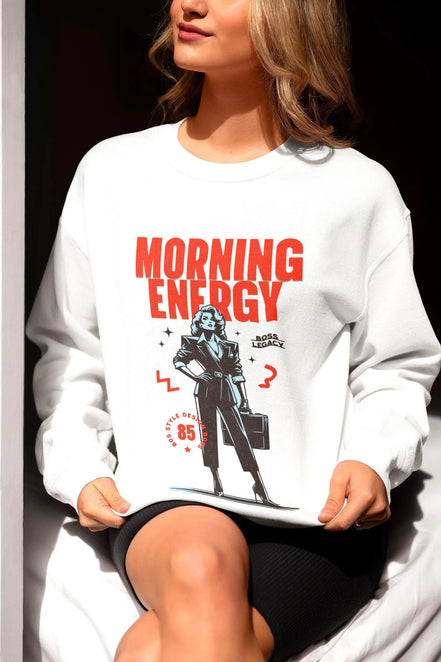 Sweatshirt art féministe, confiance soi, hoodie entrepreneur, oversize - Essences Agape 32390322