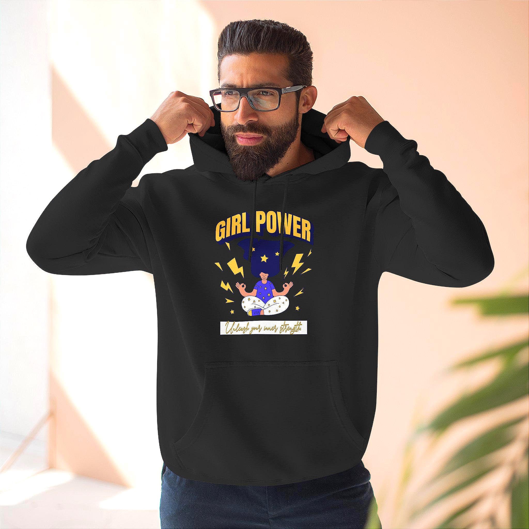 Sweatshirt capuche femme girl power, hoodie amour spirituel, positif - Essences Agape 62863717