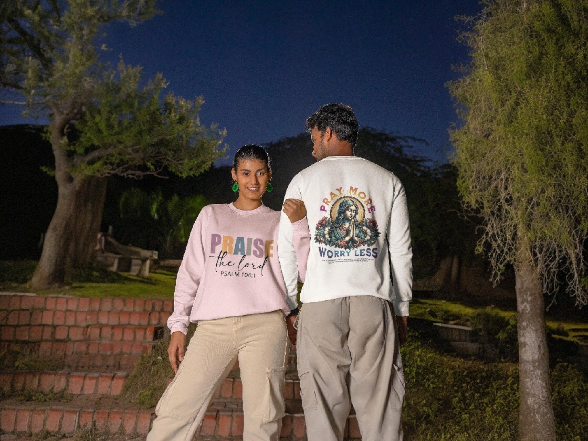 Sweatshirt chrétien, streetwear personnalisé, imprimé jésus, croyance - Essences Agape 84902181