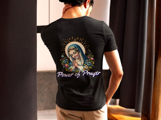 Tee shirt ange, miracle méditation God, t shirt symbole religieux - Essences Agape 30540641