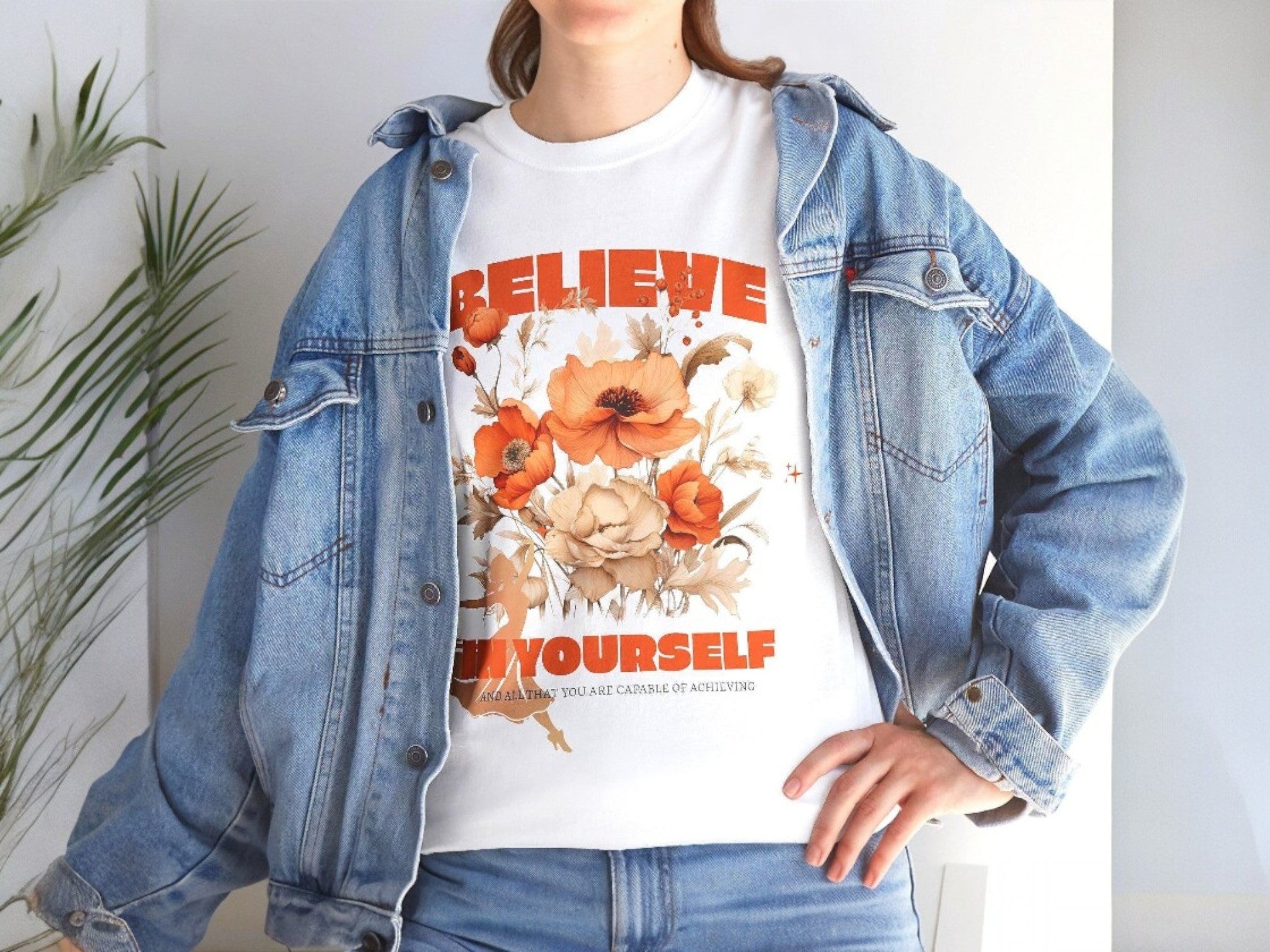 Tee shirt art confiance en soi gratitude, t shirt motivation, santé - Essences Agape 51945534