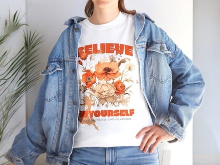 Tee shirt art confiance en soi gratitude, t shirt motivation, santé - Essences Agape 51945534