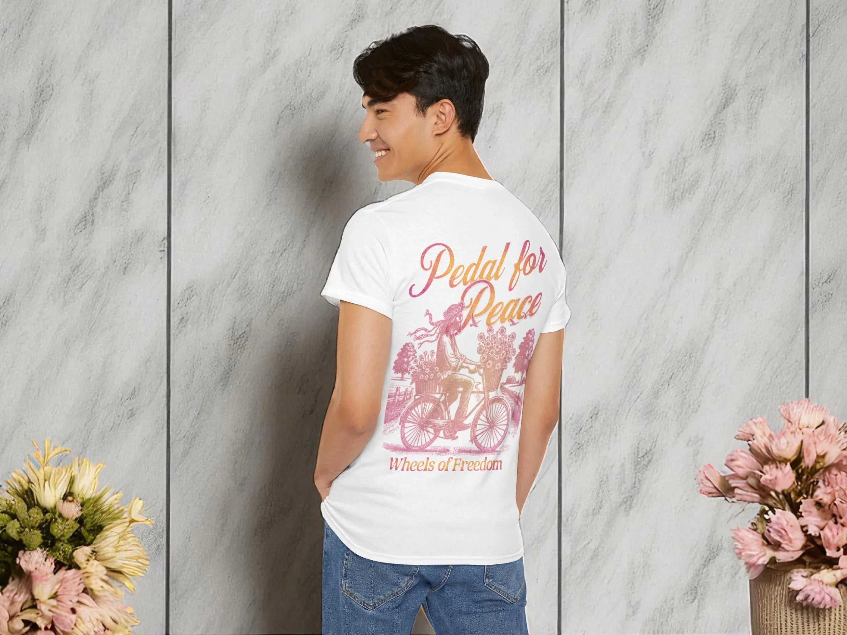 Tee shirt oversize spirituel peace, t shirt motivation, santé mentale - Essences Agape 26450441