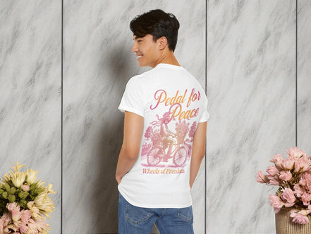 Tee shirt oversize spirituel peace, t shirt motivation, santé mentale - Essences Agape 26450441