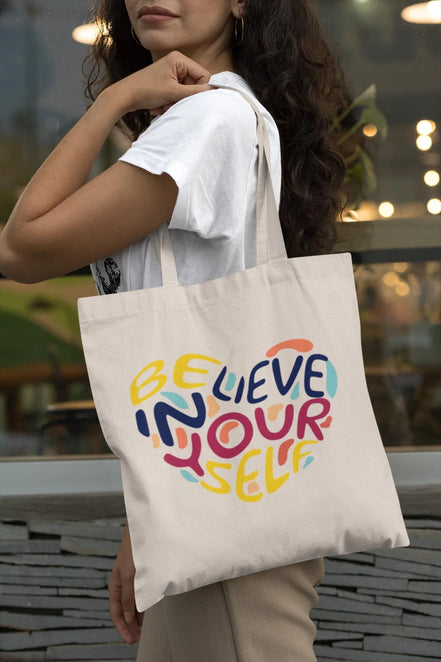 Tote bag amour de soir, tote bag design pensée positive, sac courses - Essences Agape 19973879