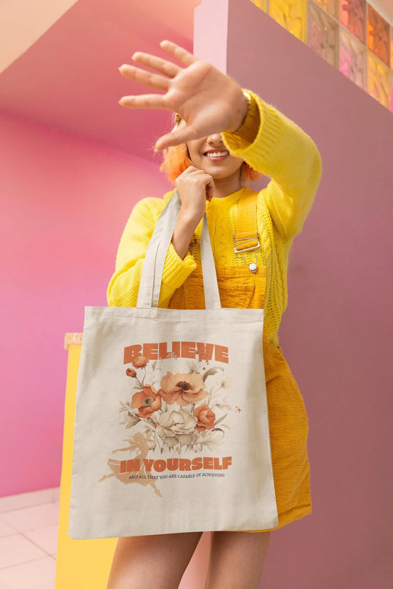 Tote bag confiance en soi, tote bag santé mentale psychologie, courses - Essences Agape 63914652