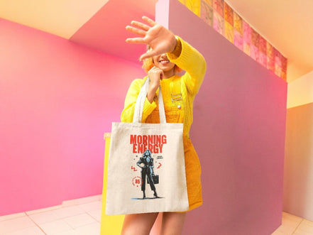 Tote bag féministe entrepreneur, tote bag gratitude custom, courses - Essences Agape 24373826